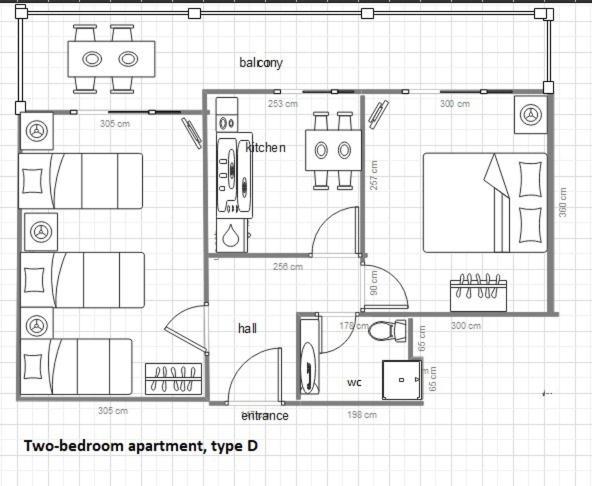 Apartments Dimitra Paralía Dionysíou Eksteriør bilde