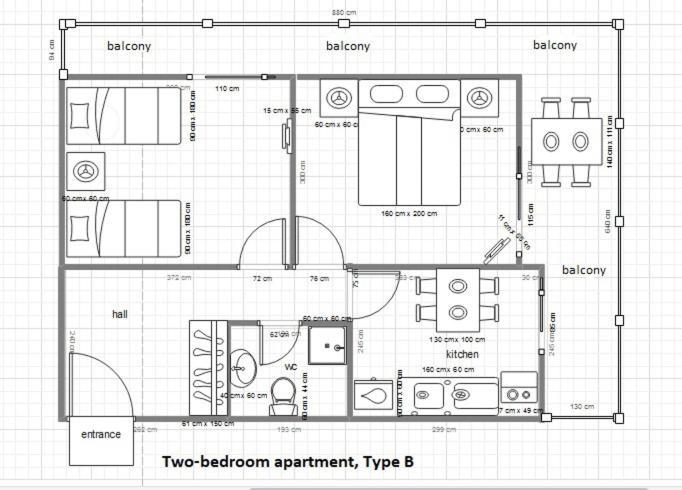Apartments Dimitra Paralía Dionysíou Eksteriør bilde